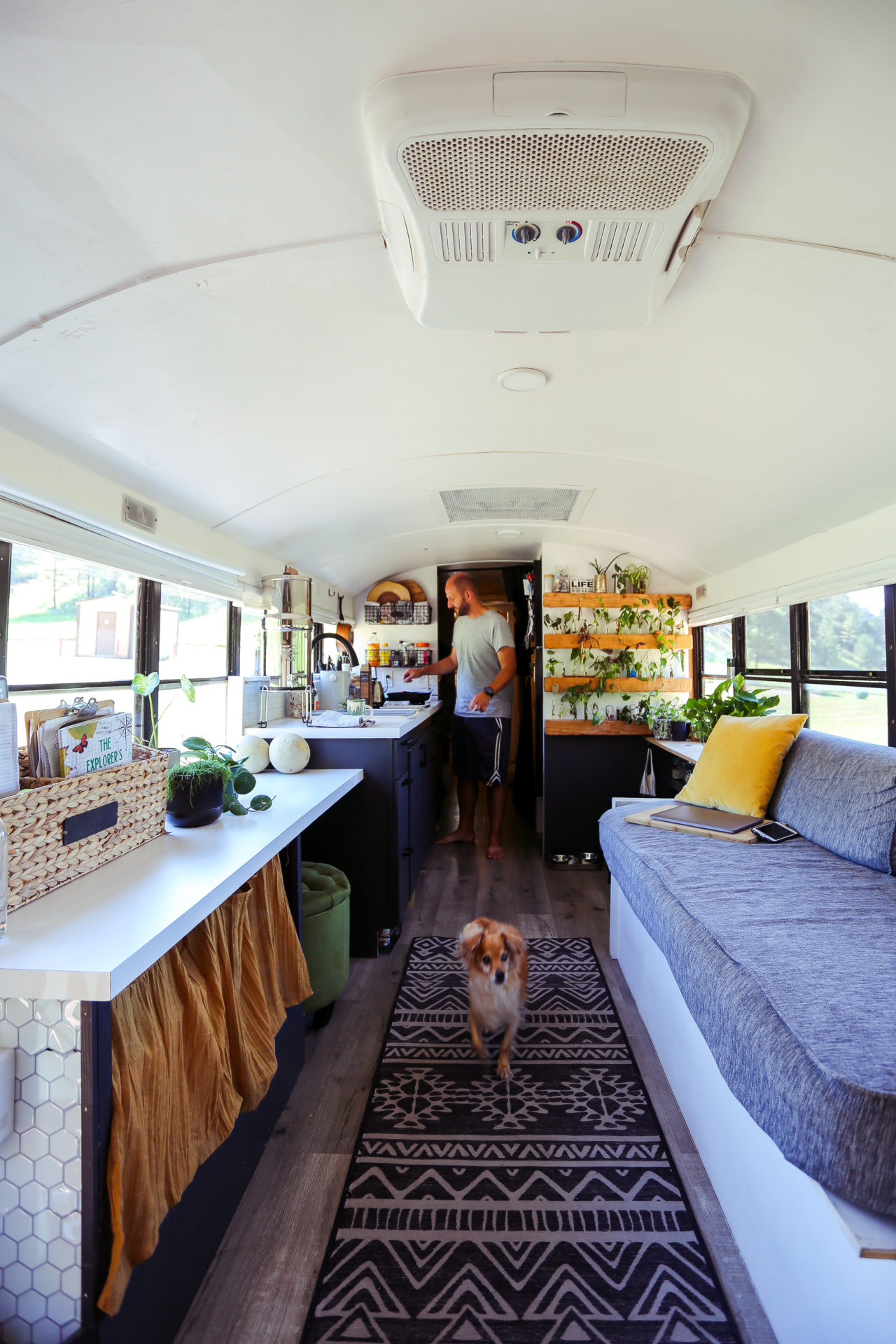 school bus house quarantined